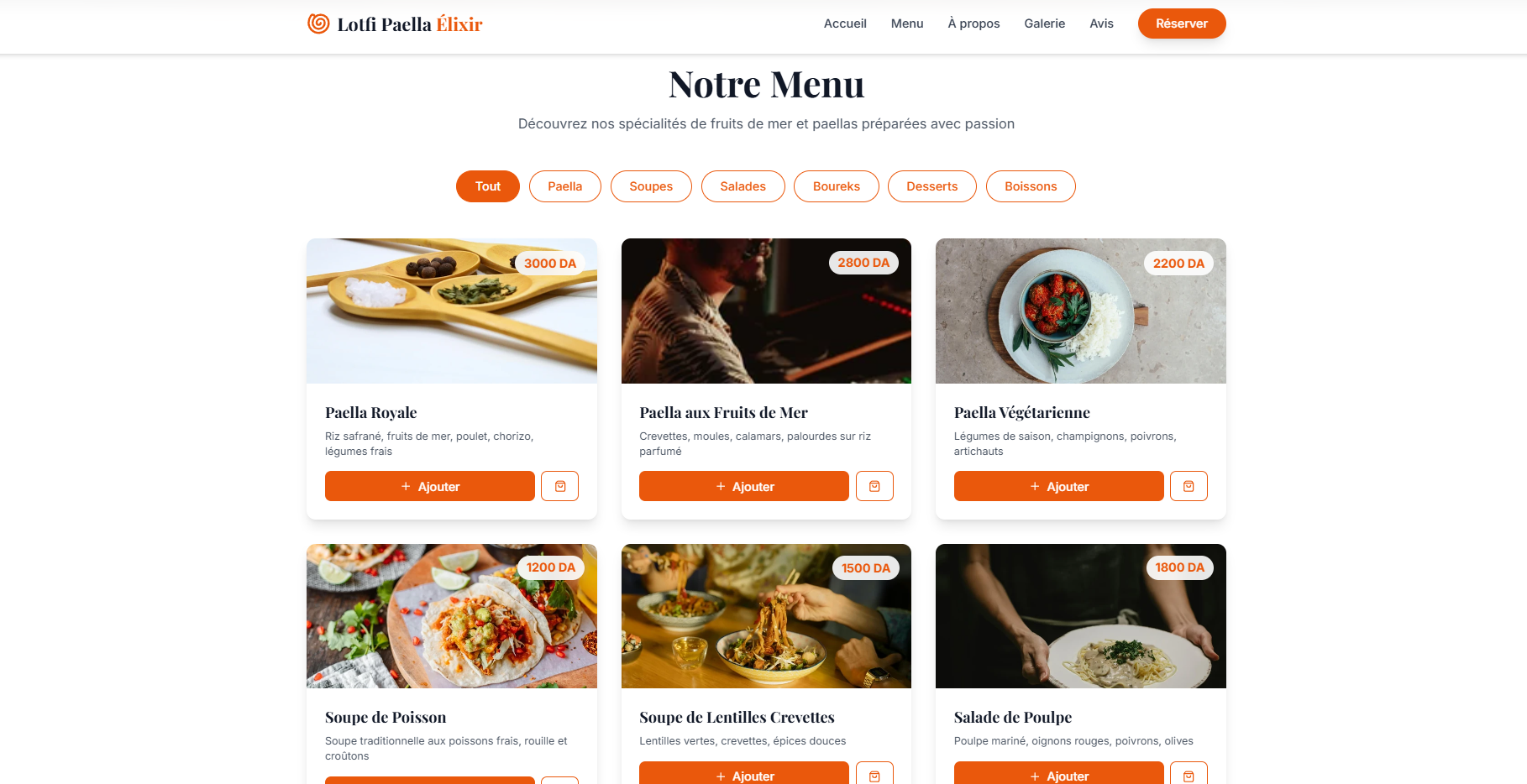 Lotfi Paella Élixir - Restaurant