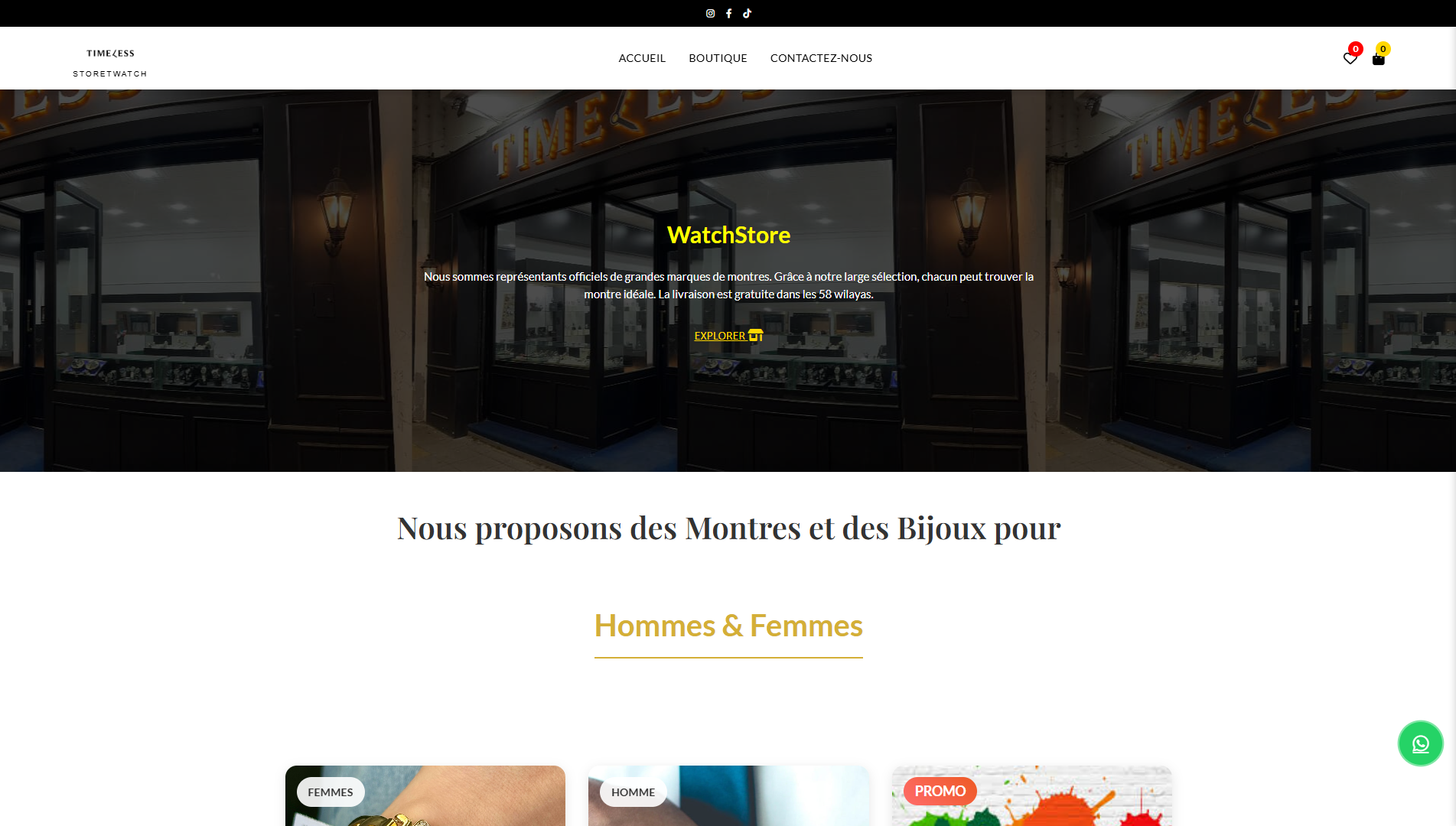 Montre de Luxe – Boutique Élegante & Moderne